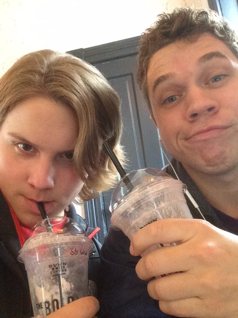 JoshFlom's tweet photo. Smoothies like the white chicks we are. #EPprincess http://t.co/PaKOE57VZX