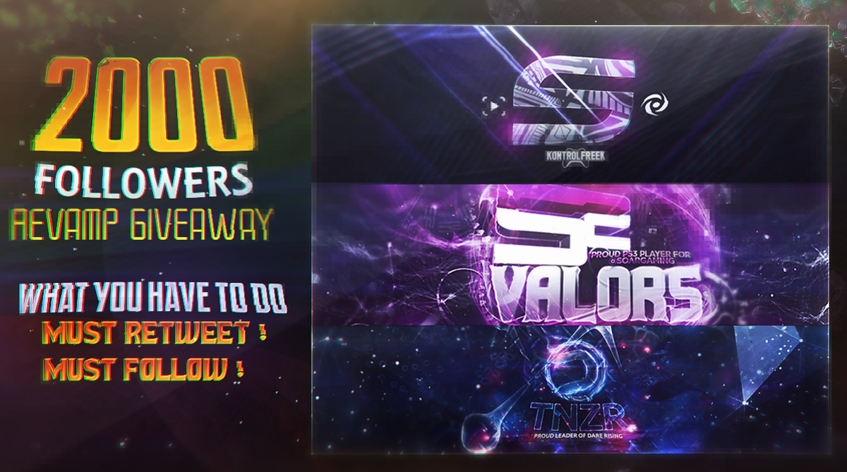 AlwaysSlye's tweet photo. 2000 Followers Revamp Giveaway (Must RT and Follow to enter) Winners chosen every 50 RT's ! :) http://t.co/71Ojwg3mVJ