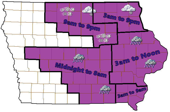 IowaWXNetwork's tweet photo. Several Advisories Out for Some Ice in the South and some Blowing Snow North http://t.co/oQJds8QqKn #iawx #iawxnet http://t.co/0rWXKIMZhf