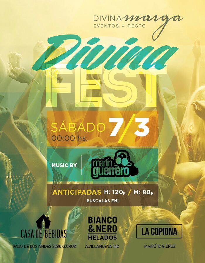 Este sábado se viene #DIVINAFEST en Divina Marga......