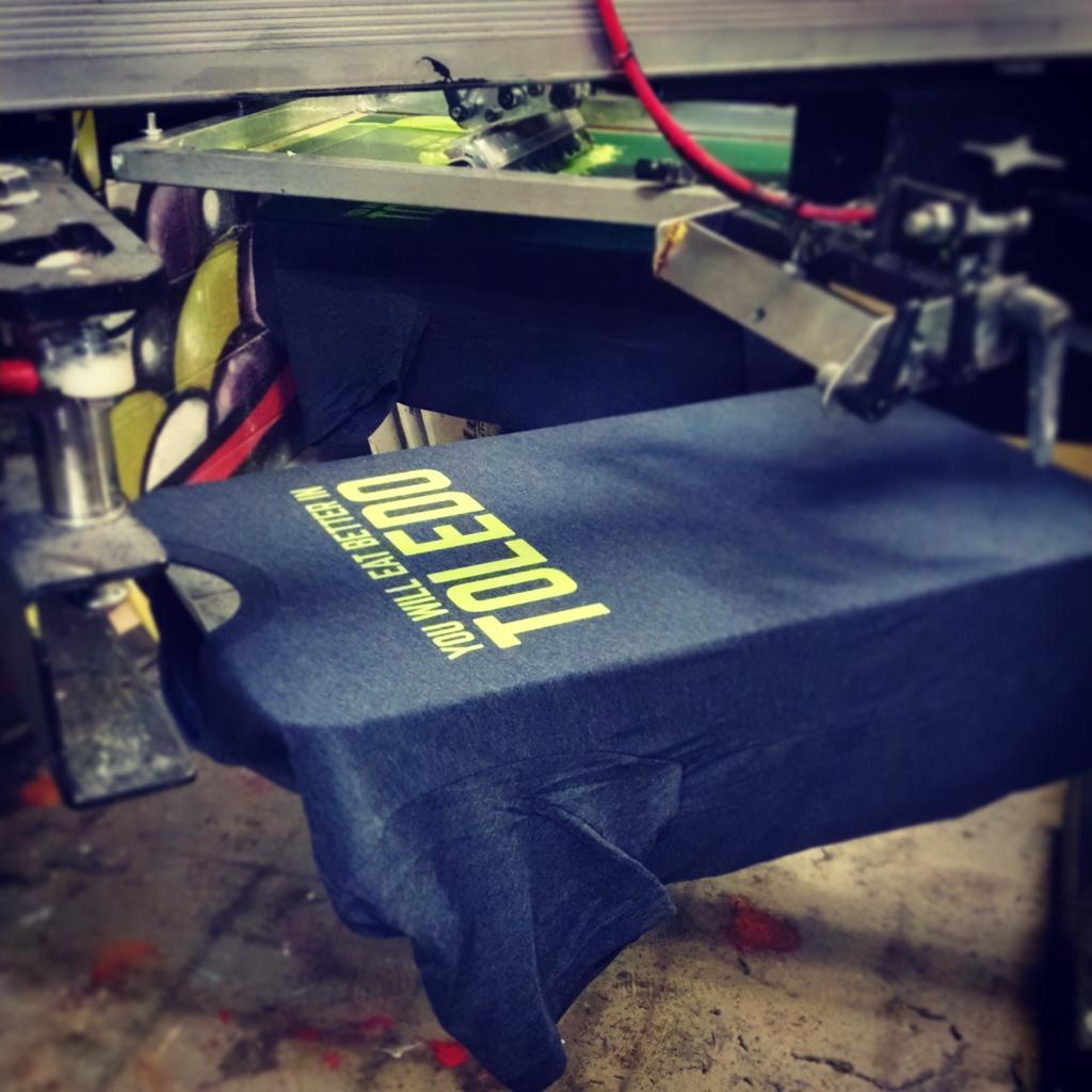 We printed more shirts for <a href="/RWToledo/">RestaurantWeekToledo</a> today! Support your locally owned restaurants and enjoy some great deals!