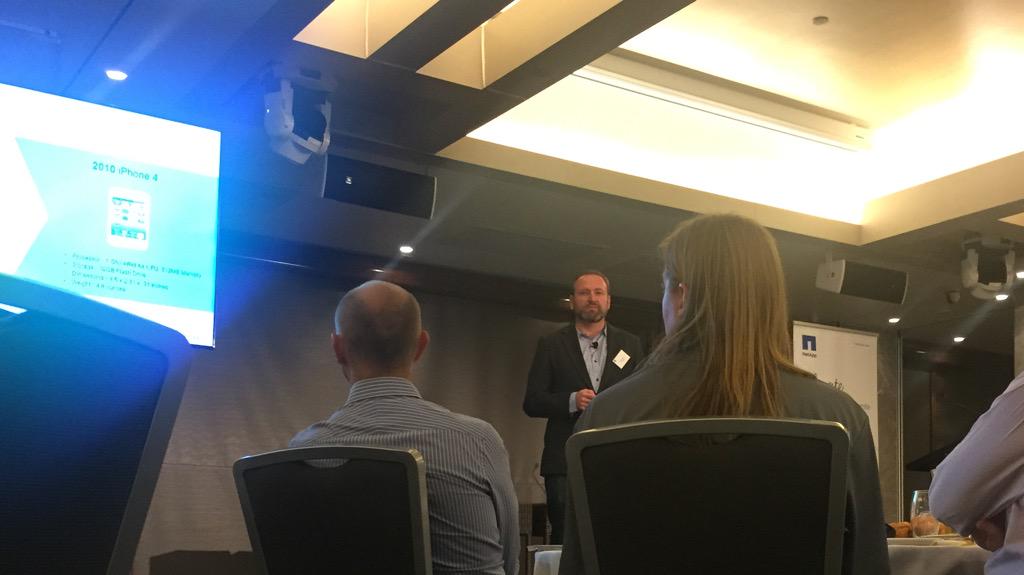 At the NetApp Elevate session. Great, insightful and Informative talk by @valb00