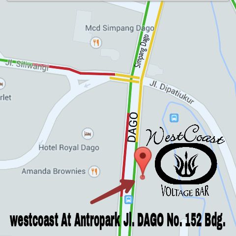 WestCoast Voltage Bar. At Antropark Jl. DAGO No. 152 Bdg... Luxurious and Comfortable Place.