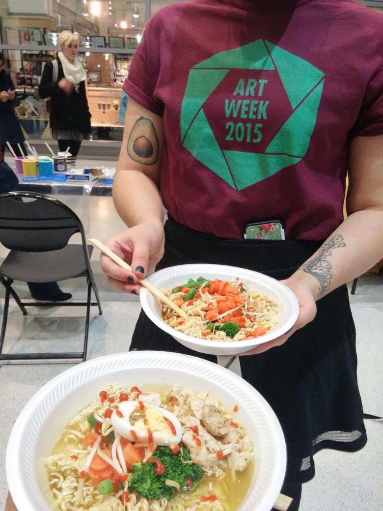 UMBCEvents's tweet image. You could not ask for a better food night. Come get creative with ramen and sweets on mainstreet! #artweek2015