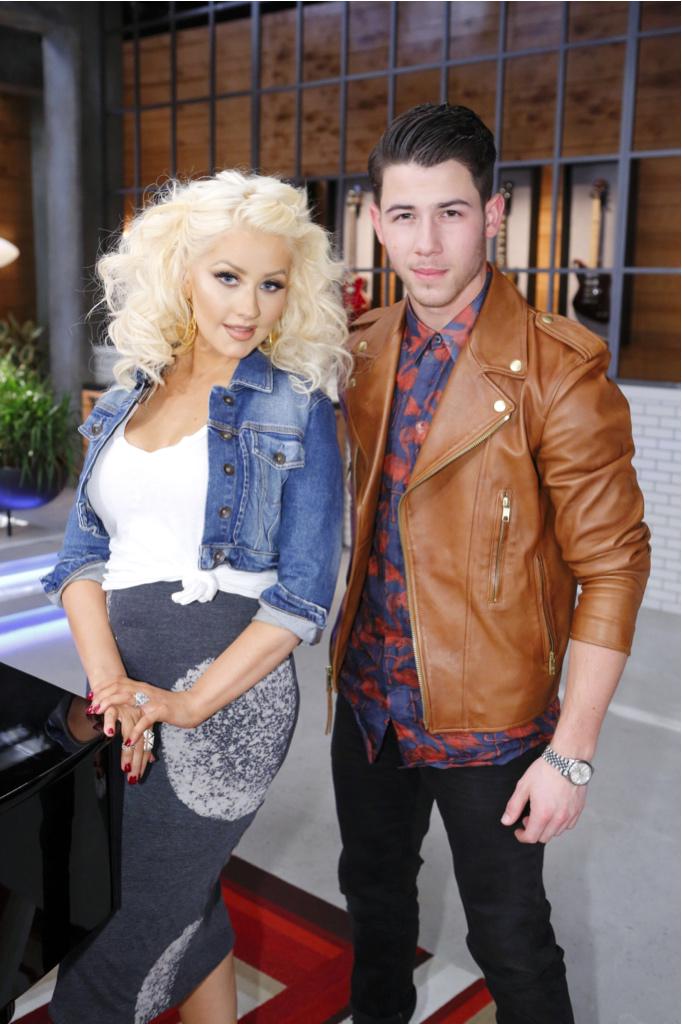xtina's tweet photo. So excited to have @NickJonas join #TeamXtina as an advisor during the #BattleRounds! http://t.co/EXuspUq3w7
