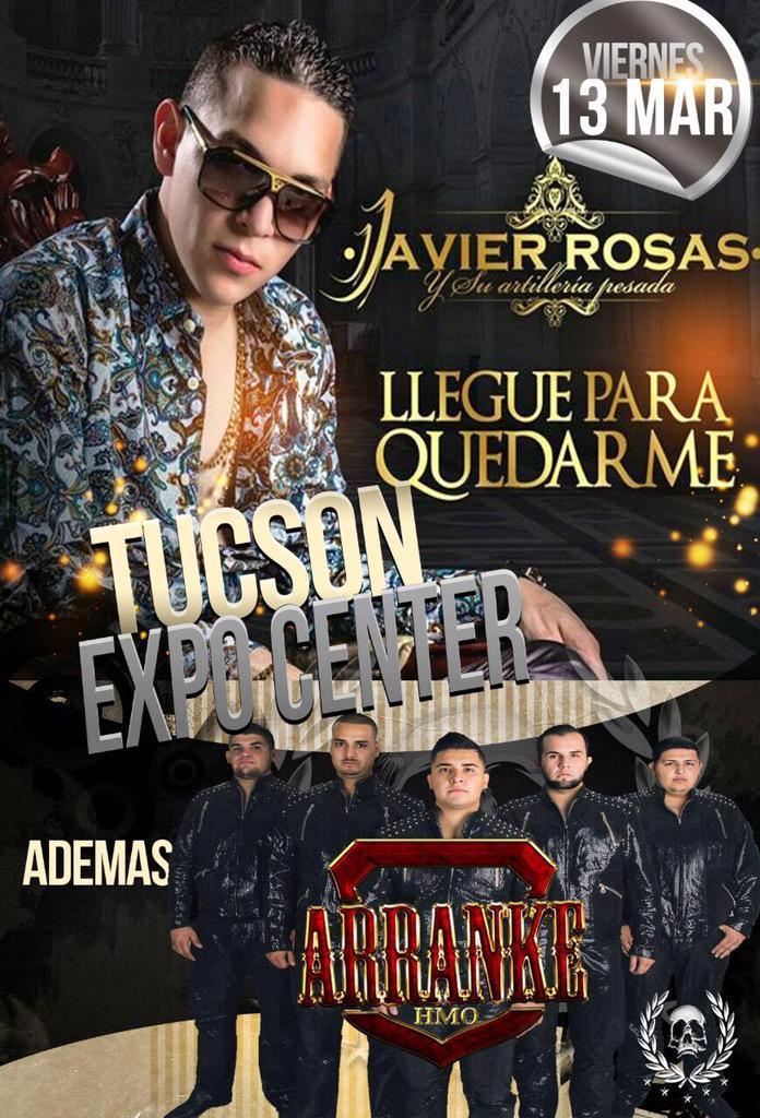 Confirmado.!
Nos Vemos En Tucson Arizona Este 13 De Marzo
Los Esperamos ...... 😃
#GrupoArranke #ArrankePromotionsLLc