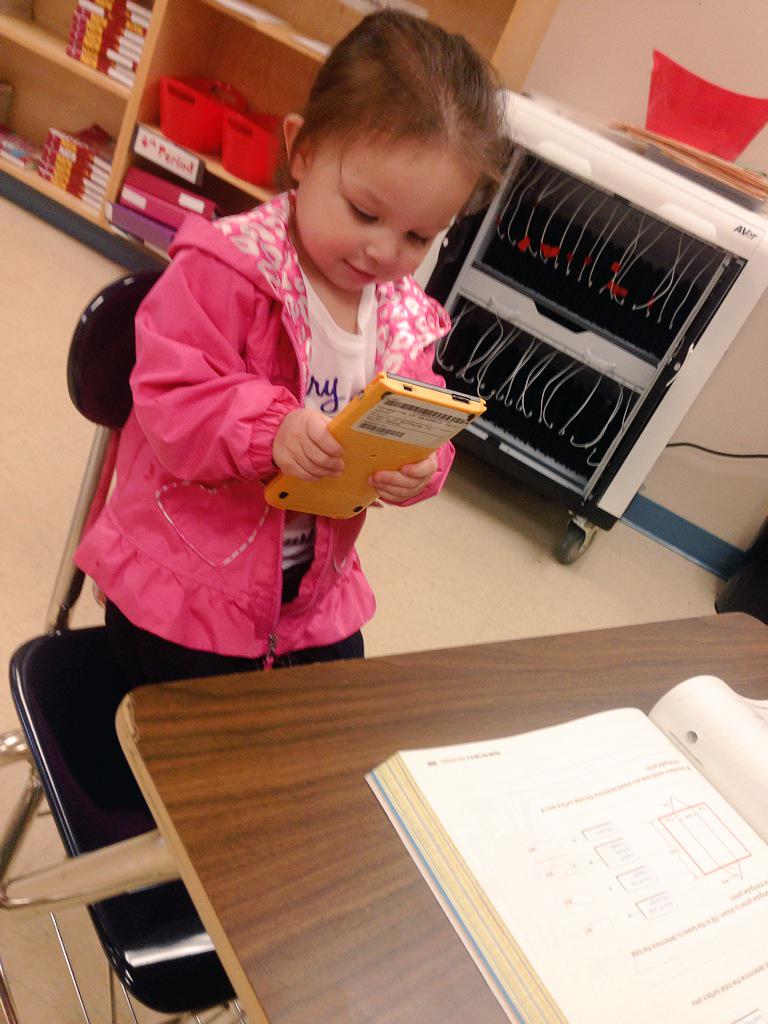 PoblanoV's tweet photo. @TICalculators You Can Never Be Too Young To Learn Math With A Nspire #hgmsmath #math #Nspire #hgms #lilgladiator http://t.co/X9wKlVFdGu