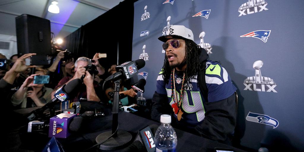 nflnetwork's tweet image. "I expected the ball on the final drive of #SB49." @MoneyLynch finally speaks out.. #NFLTotalAccess NOW!