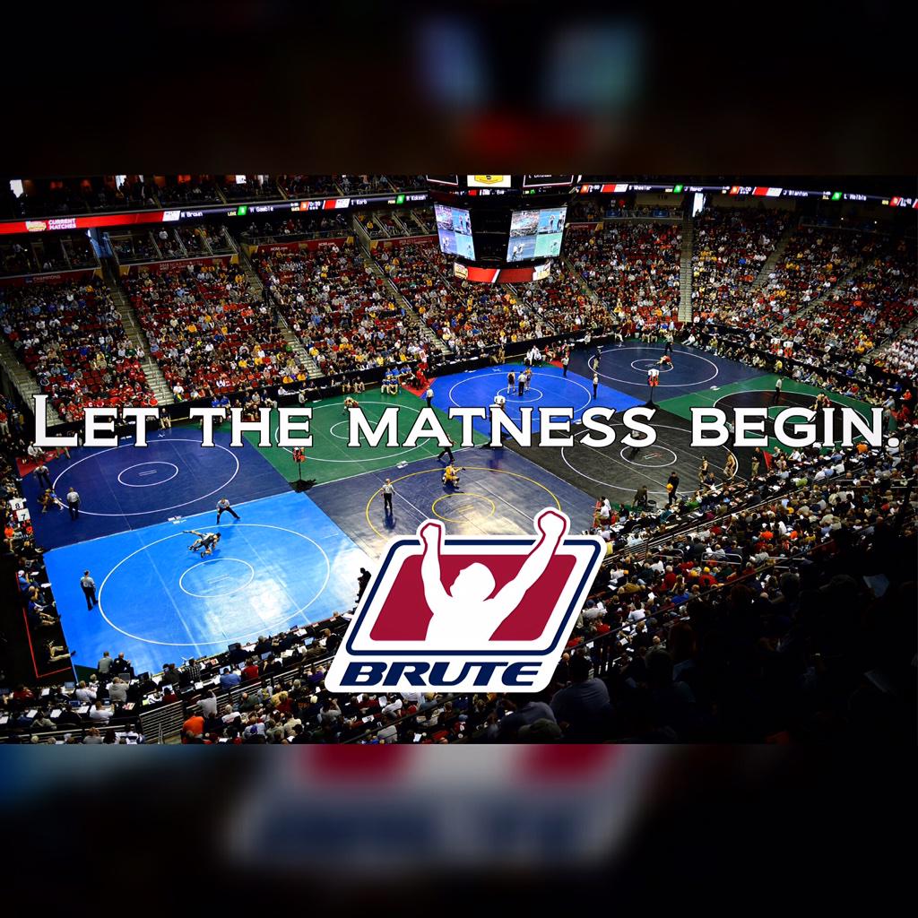 It's officially MARCH MATNESS! #MarchMatness #brutewrestling