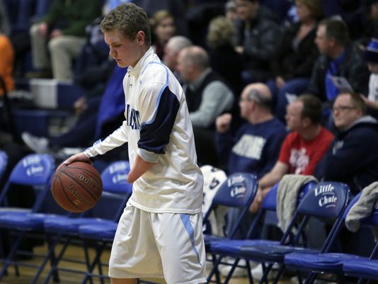sports_pc's tweet photo. .@BasketballLC inspiration @parkerwyngaard: "Worked very hard to get to where I'm at." http://t.co/uNQatFzLHt #hsswi http://t.co/klxTIb3NEc