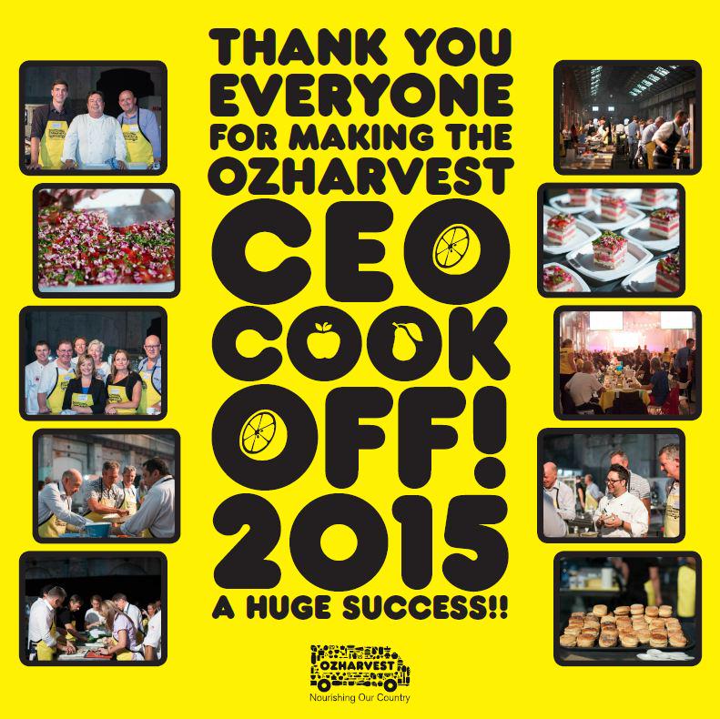 HUGE thanks to all involved in making last night's #CEOCookOff so spectacular... photos to come shortly. Stay tuned.