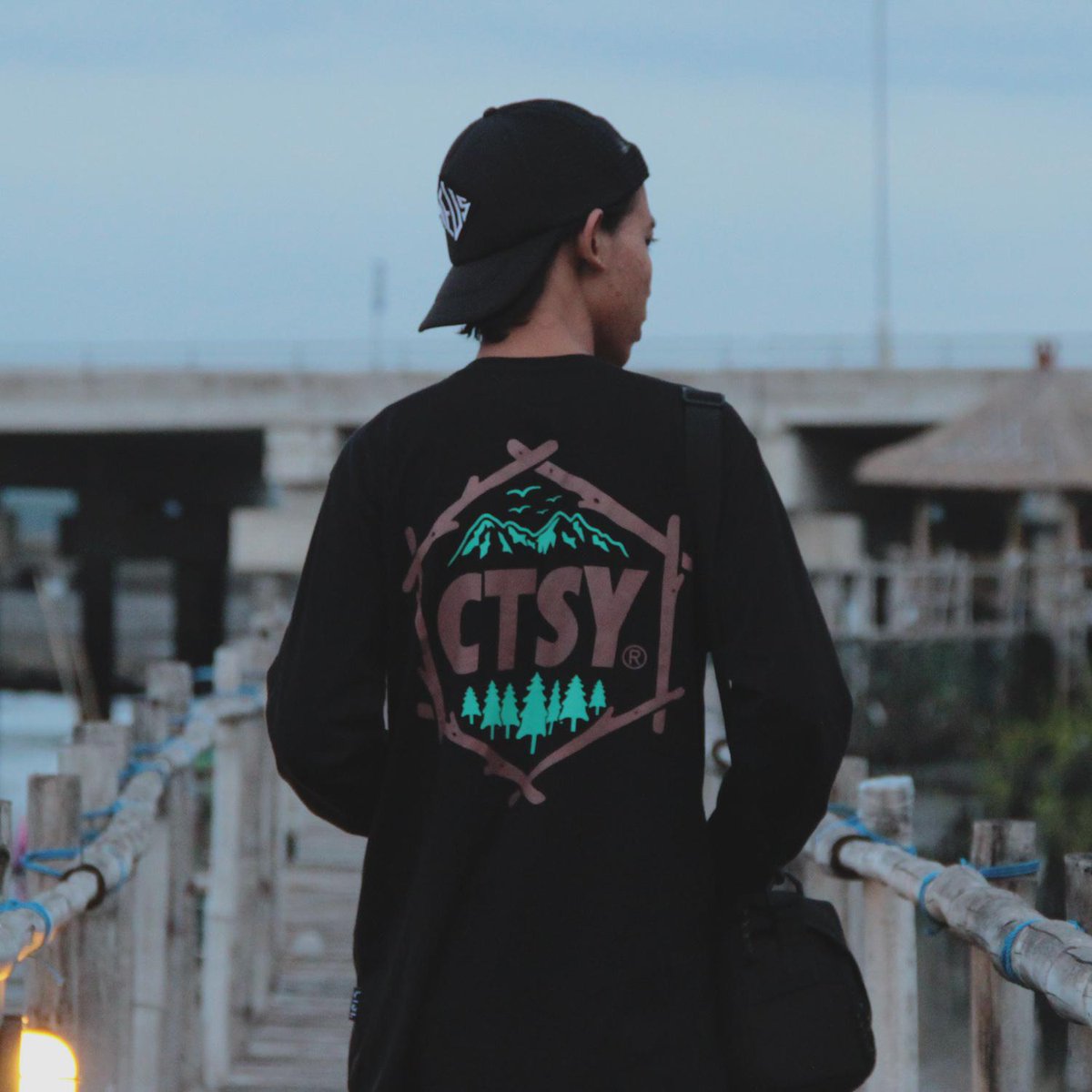 New #longsleeve "POLYSTICK" Black / Available size: M-XL / ctsyauthentic.tumblr.com