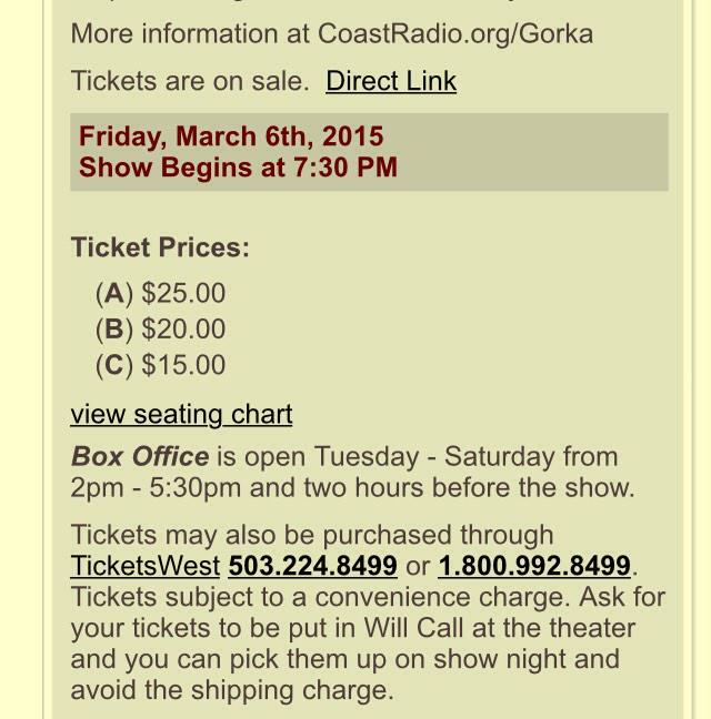 LibertyTheater's tweet photo. This Friday - more info ! http://t.co/RwtFAmzeDh