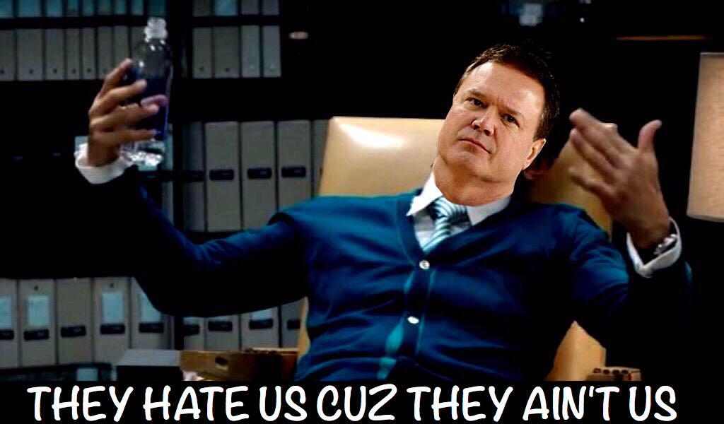 RedAndBlue_KU's tweet photo. Hear that Jayhawk Nation? Sounds like 11 Straight. Sounds like Exce11ence. #RockChalk #kubball http://t.co/dX9jHkIcE6