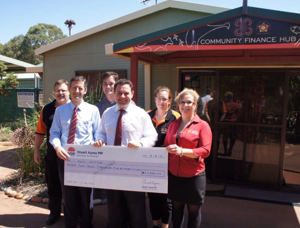 Stuart Ayres (@stuartayresmp) on Twitter photo With the fantastic crew at the Muru Mittigar Finance Hub. <a href="/MatthewMasonCox/">Matthew Mason-Cox</a> & I presented $47,950 for the NILS Program With the fantastic crew at the Muru Mittigar Finance Hub. <a href="/MatthewMasonCox/">Matthew Mason-Cox</a> & I presented $47,950 for the NILS Program
