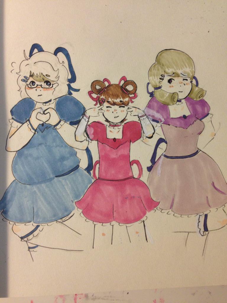 megnistismoving's tweet photo. FIGHTING EVIL BY MOONLIGHT @honk_chan #stpac http://t.co/Tq4L4GA1gJ