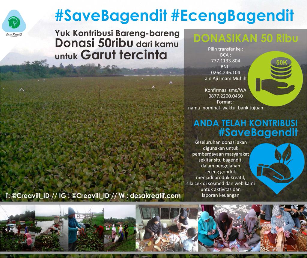 berdayakreatif's tweet photo. Yuk berdonasi #50ribuSaveBagendit @Creavill_ID :) cc @infoalun2garut @infobungbulang @infodarajat http://t.co/FN0GZoiKij