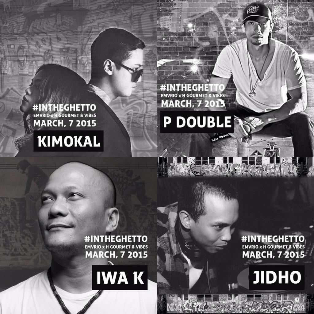 Meet these guys #InTheGhetto ! This Saturday, 7/March/2015. <a href="/hgourmetvibes/">H Gourmet & Vibes</a> - 9PM onwards. RSVP : +6221 2751 0167