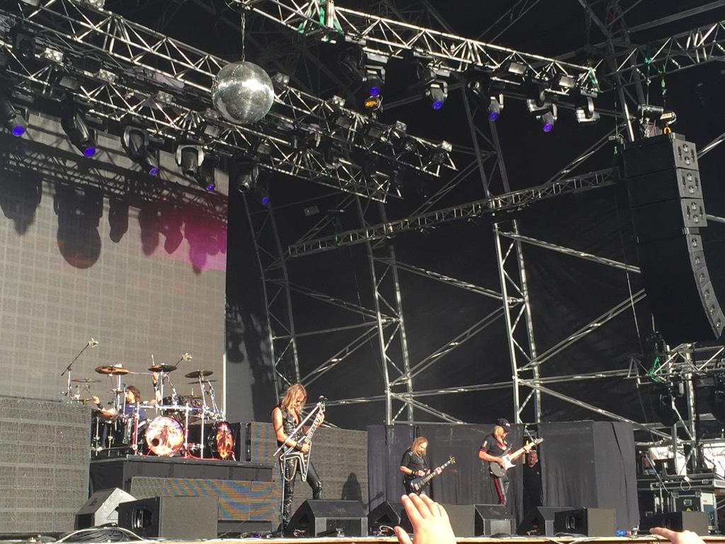 lukenicholas's tweet photo. @LittleGeorgeBar @Falcone00_BM Judas Priest on stage now #Westfest15 http://t.co/U4HzRRJY2p