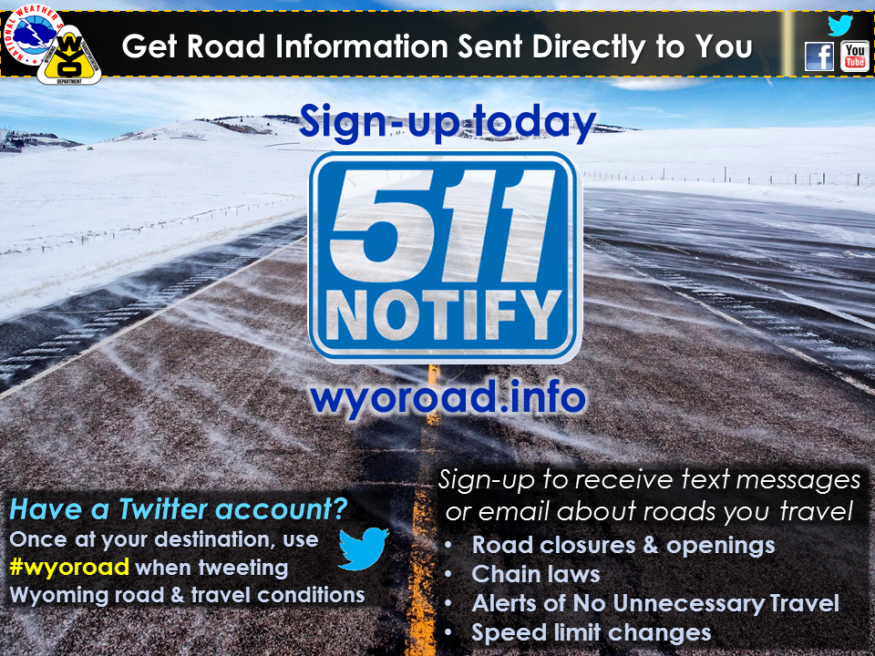 1030 PM Wyoming Road Closures I80 between Rock Springs & Rawlins