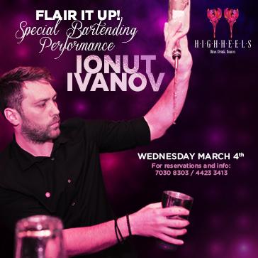 RalucaHH's tweet photo. Don't Miss Out! Flair it up @HighHeelsDoha !!
 Dj @JaredMcCulloch mixes the beats/ Ionut Ivanov mixes the drinks! http://t.co/GiX8pzoI23
