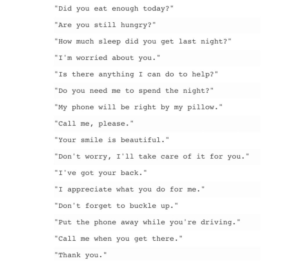 christian delgrosso on Twitter "Synonyms for "I love you"