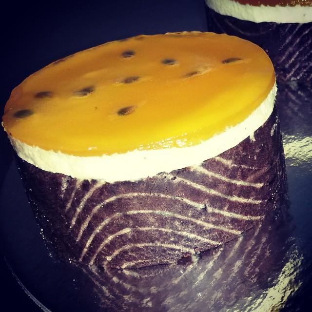 SweetTreatsSita's tweet photo. Passion Fruit Delice @zumbopatisserie @eric_lanlard @cherubpaddock #jaconde #patisserie #fruit http://t.co/7bYdG84v1R