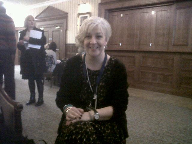 Imonlyslightly's tweet photo. Great to bump into @speccymcspec #worldBDDay #NIRDchat http://t.co/7DoNwIo7LR