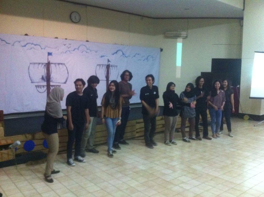 Departemen Senbud Full Team! #livetweet