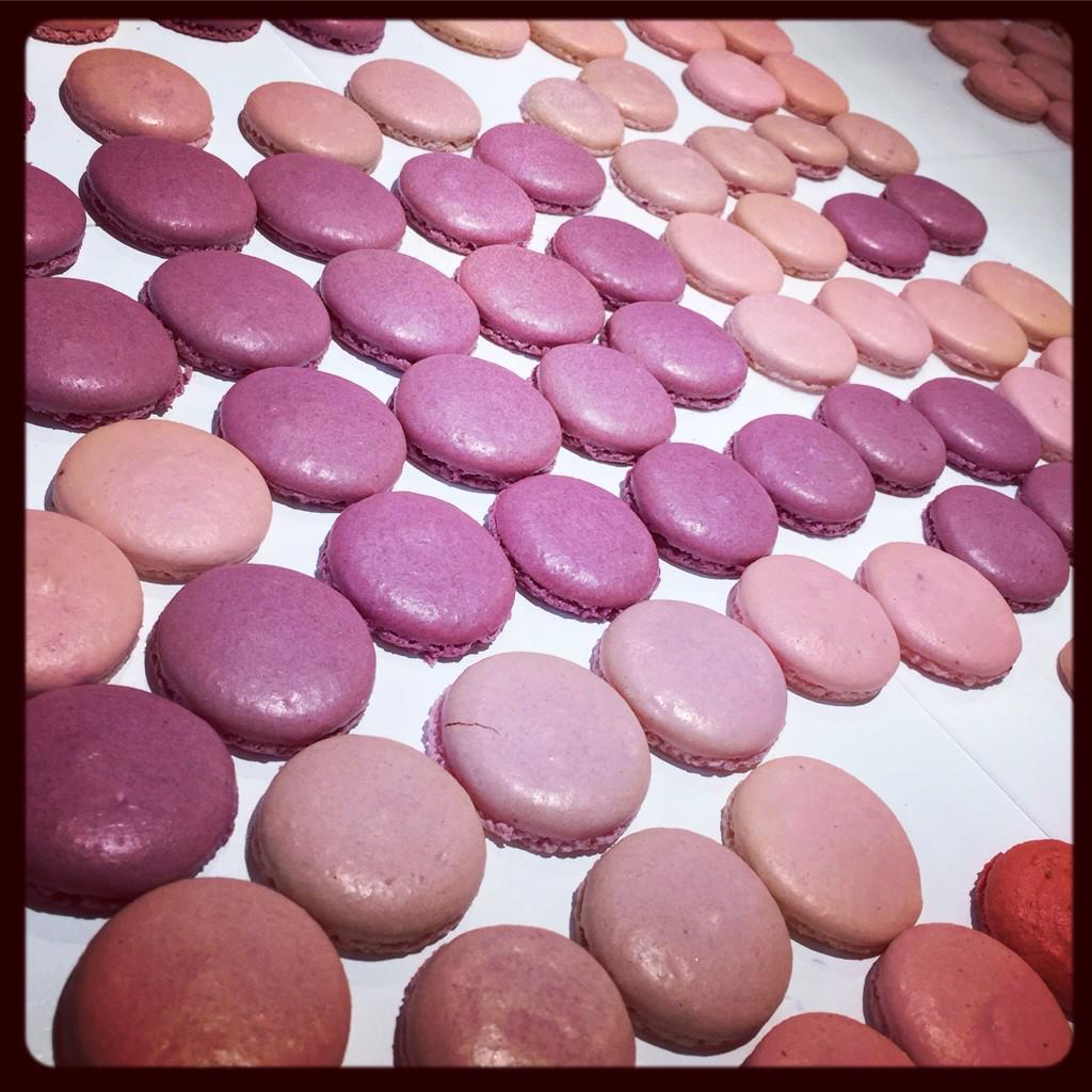 Beginning of a wonderful savoury &amp; sweet wedding cake.