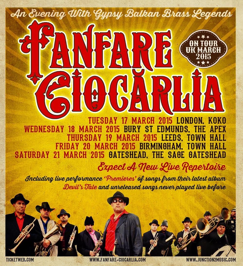 Junction2Music's tweet photo. Hey guys @FCiocarlia on tour A NO MISS PARTY tkt http://t.co/2d0gKQvhCK #Legends #GypsyBrass #balkans @samandthewomp http://t.co/jK0UdGfor9