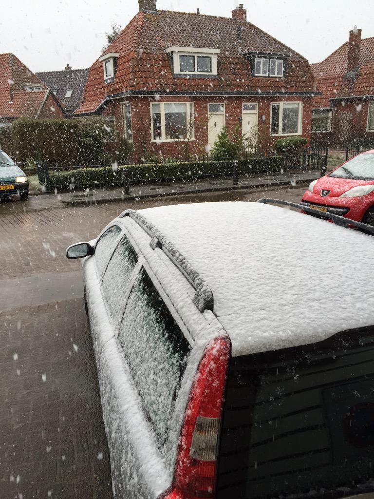 Behoorlijk winter in Grou!