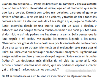 Cuando era pequeño...