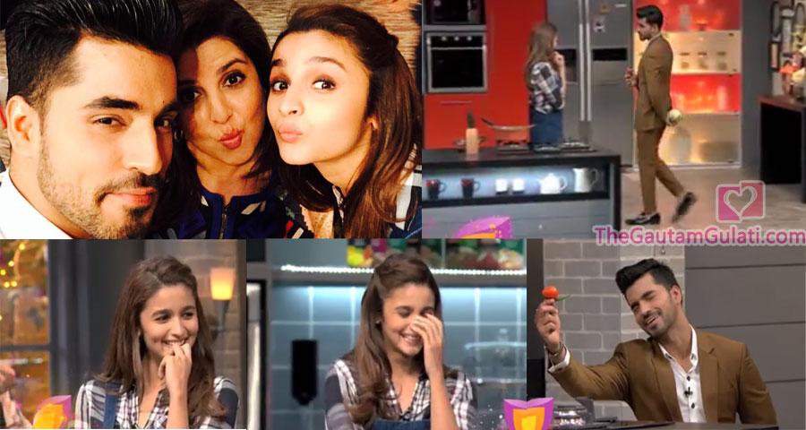 MeSristhee's tweet photo. Don't forget to watch @TheGautamGulati &amp; @aliaa08 in @TheFarahKhan's kitchen
Sunday, 8th March, 8 PM, Colors TV http://t.co/XKTf5B03kV