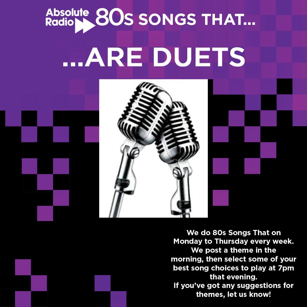 Happy Birthday, Jennifer Warnes, who duetted with Joe Cocker and Bill Medley, so let\s have are DUETS. 