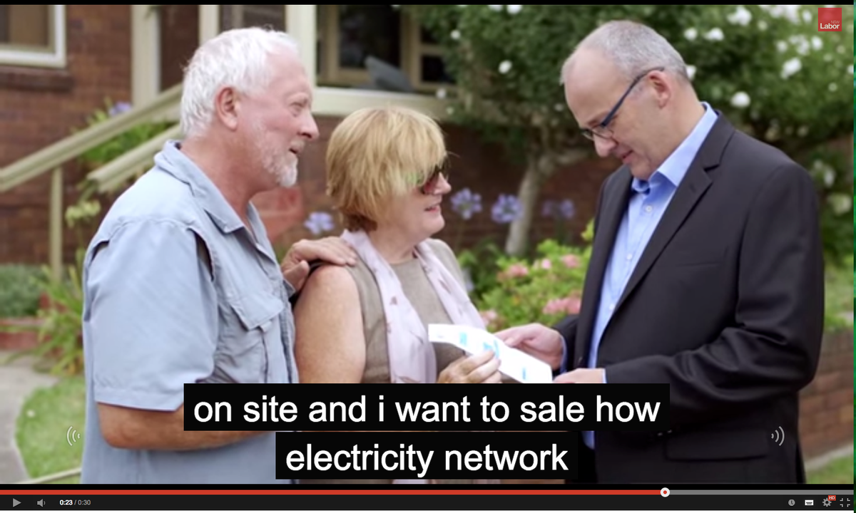 LiberalNSW's tweet photo. Having trouble understanding Foley's message for NSW? So is YouTube's auto-caption... #nswpol #FoleyFail http://t.co/B3w9IFGh9T