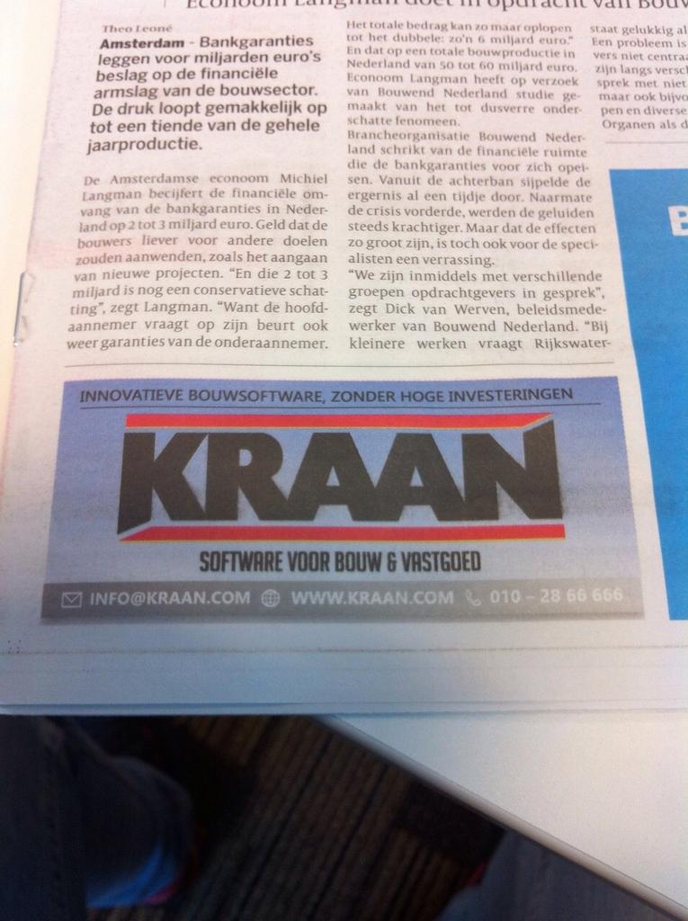 kraansoftware's tweet image. @kraansoftware in de @CobouwNL #bouwsoftware