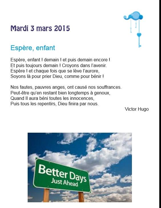 maristesjbail's tweet photo. #caremapp Chaque fois que se lève l'aurore, soyons là pour prier Dieu, comme pour bénir ! http://t.co/tK76b6sPN7