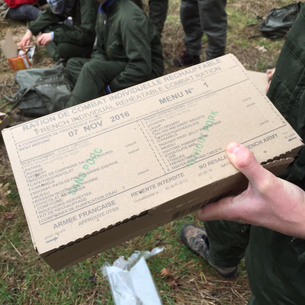 vincentpetre's tweet photo. #33bootcamp the perfect #military #foodporn ! Brought to you by #FrenchSpecialForces #33Cuvee2015S1 http://t.co/s7Mzs11sdE