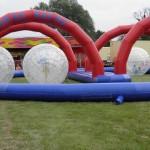 Full size zorb racer also available for hire.