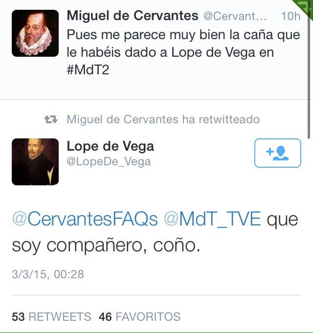 MdT_TVE's tweet photo. Grandes momentos de Twitter. Anoche. 😂😂😂 ✒️📖 #MdT2 http://t.co/1XTPzd7Mv4