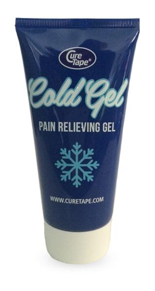 CureTape Cold Gel relieves pain through its cooling effect and.can be very well used in combination with CureTape.