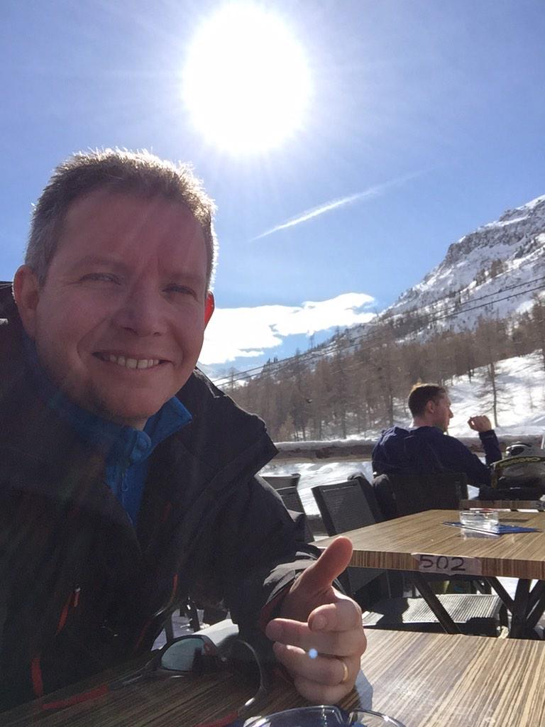 After the blizzard- sunny powder day!!!! #ThighBurnEspaceKilly