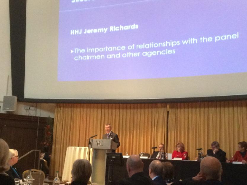 MagsAssoc's tweet photo. HHJ Richards at #FamilyPanel conf: "I trust JPs completely to do the work, we need to better use this great resource" http://t.co/lHWsFPSG9H