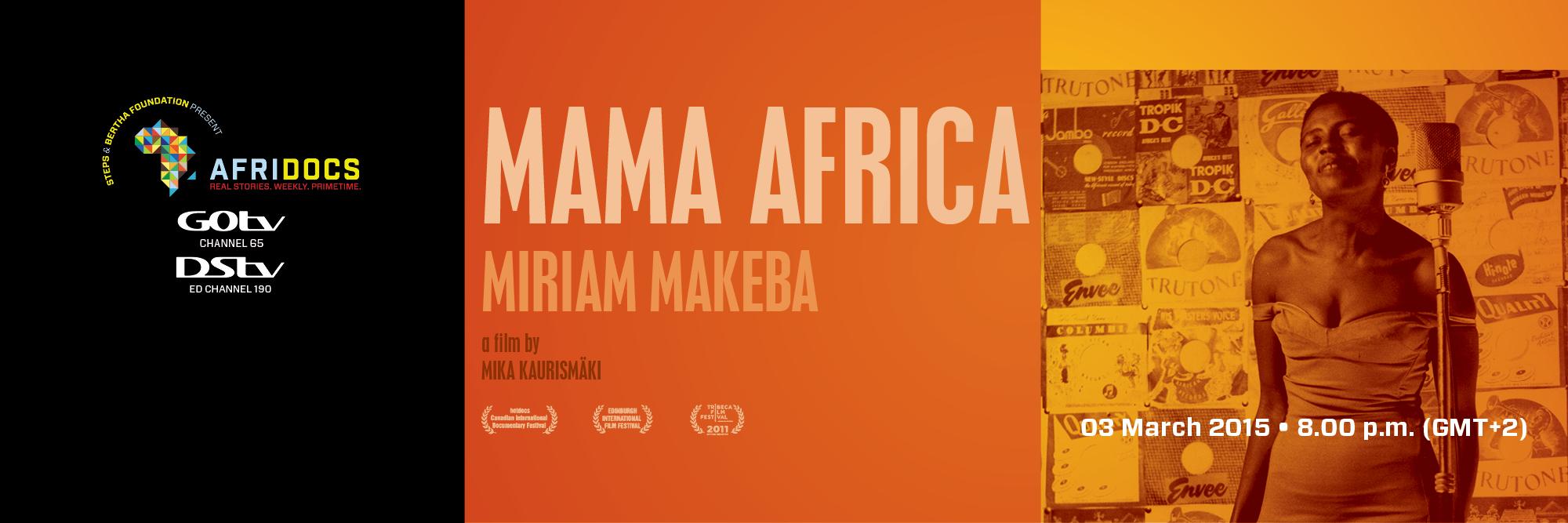 Celebrate the life of Miriam Makeba w/ in our Pre-Happy Bday screening of on & 