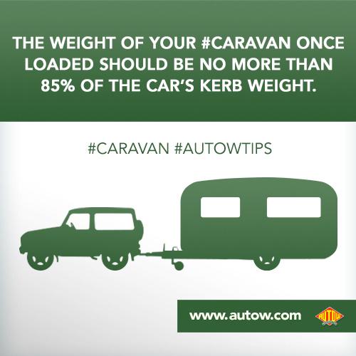 AutowWarehouse's tweet photo. #AutowTips – The weight of your #caravan once loaded should be no more than 85% of the car’s kerb weight... http://t.co/MTqOJOvNim
