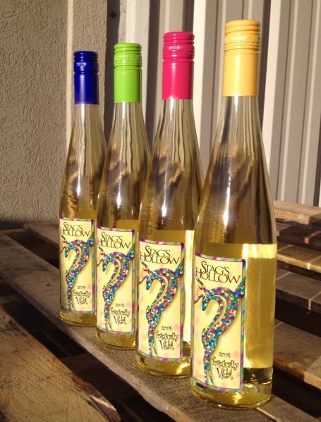 Hot off the bottling line 2014 Tragically Vidal in new packaging. What do you think? #bcwine