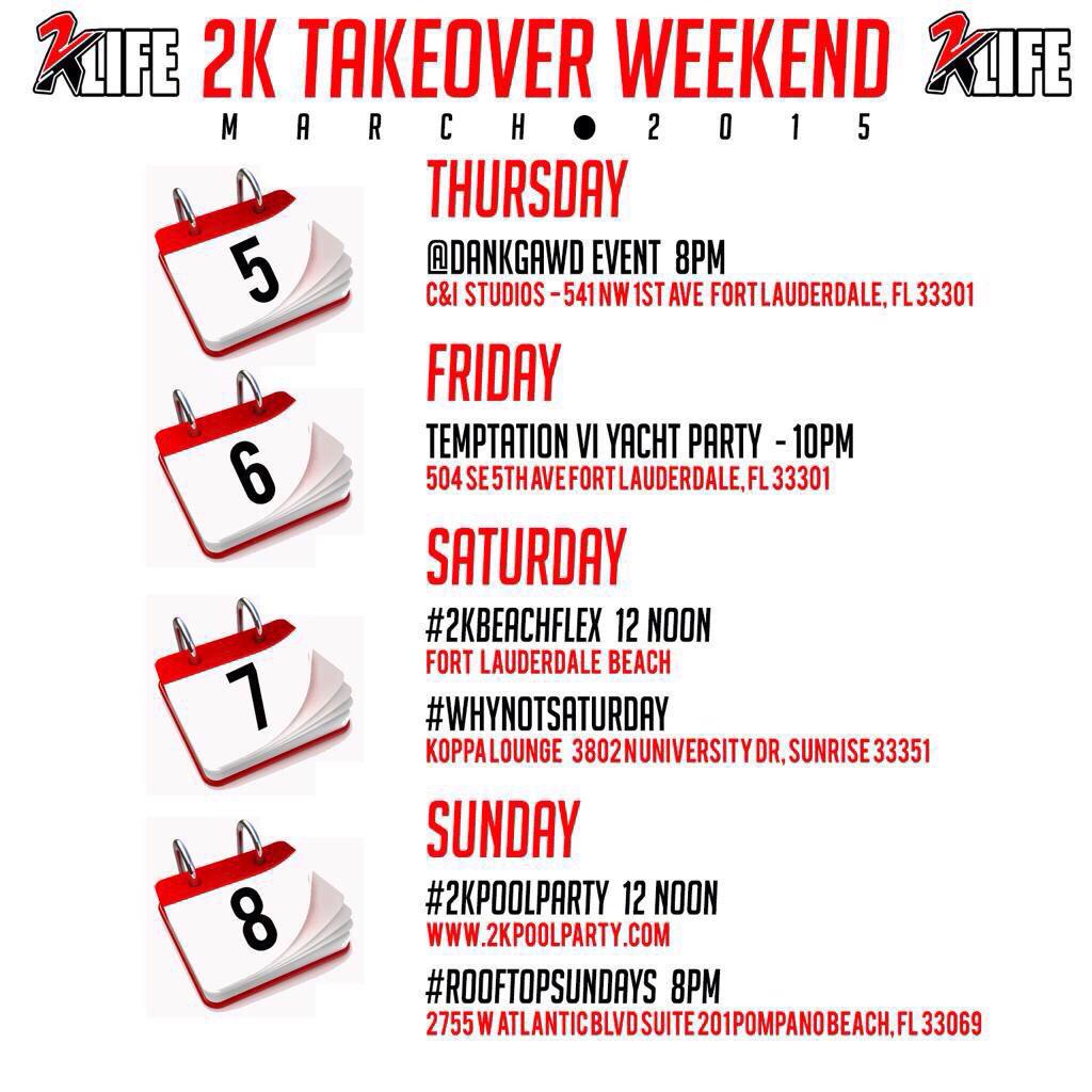JDeuce_22's tweet image. The Move This Spring Break Get Your  Tix! #2kPoolParty #2kTakeOverWeekend #2klife