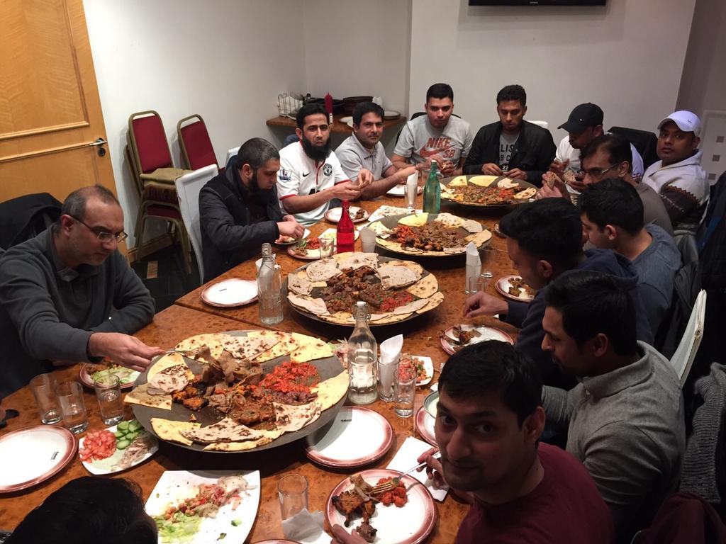 MountCricket's tweet photo. Team bonding session #MountCC #TeamMeal #Huddersfield #Kabbana http://t.co/c69HQdSeJb