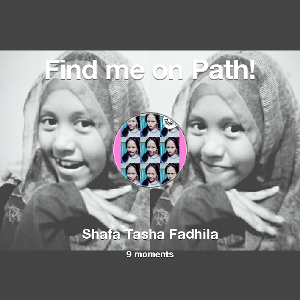 tasha_shafa's tweet photo. Find me on #Path now! Go to: http://t.co/SerWZ5NWAk! #thepersonalnetwork http://t.co/1KbLIbouM5